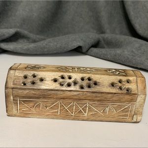Shesham Wood Coffin Box for Mini Incense Sticks